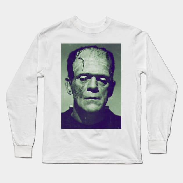 Frankenstein Long Sleeve T-Shirt by miskel